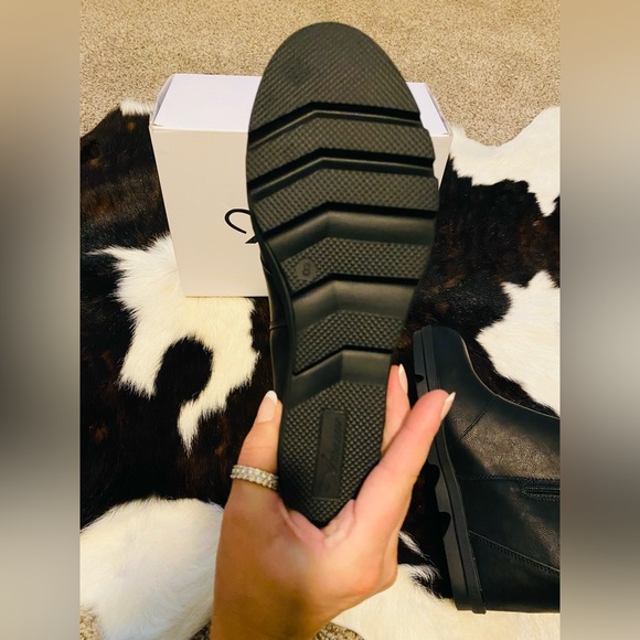 Athlefit black wedge boots, size 8. Brand New! - Picture 5 of 7